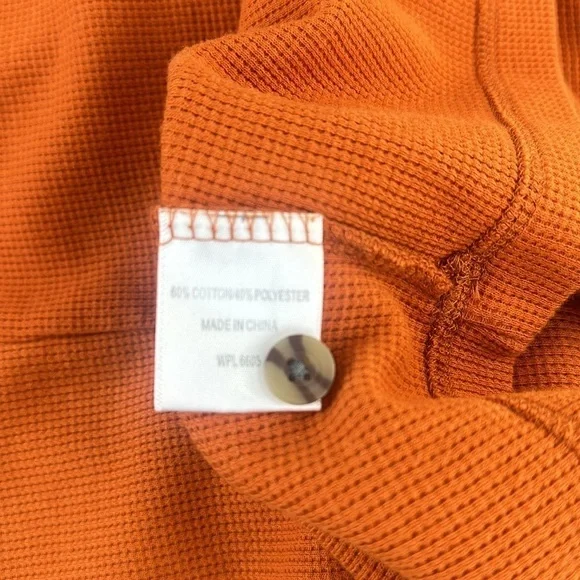 Texas Longhorn Waffle Knit Thermal Long Sleeve Shirt - Picture 7 of 8